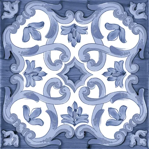 Amalfi Mix Cielo - Gres Porcellanato Maioliche Blu Decorate Miste 15x15 Stile Vietri - Image 19