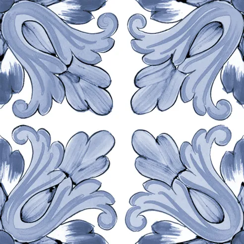 Amalfi Mix Cielo - Gres Porcellanato Maioliche Blu Decorate Miste 15x15 Stile Vietri - Image 5