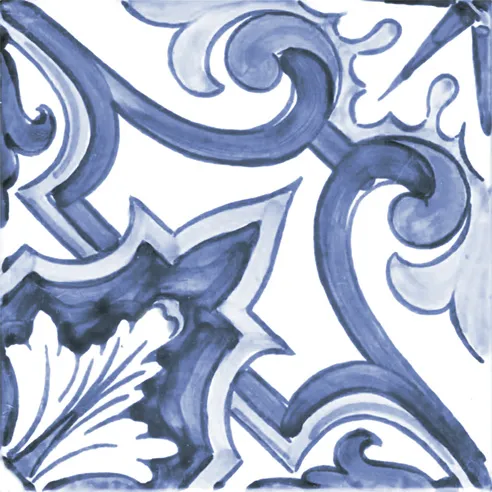 Amalfi Mix Cielo - Gres Porcellanato Maioliche Blu Decorate Miste 15x15 Stile Vietri - Image 6