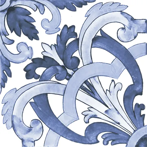 Amalfi Mix Cielo - Gres Porcellanato Maioliche Blu Decorate Miste 15x15 Stile Vietri - Image 9