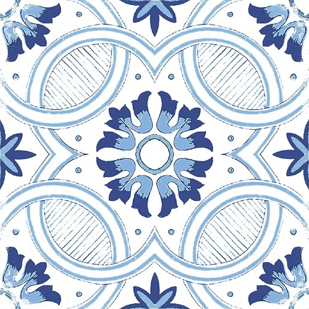 Vietri Decoro Blu Mix - Gres Porcellanato Decorativo 22x22 Patchwork - Image 10