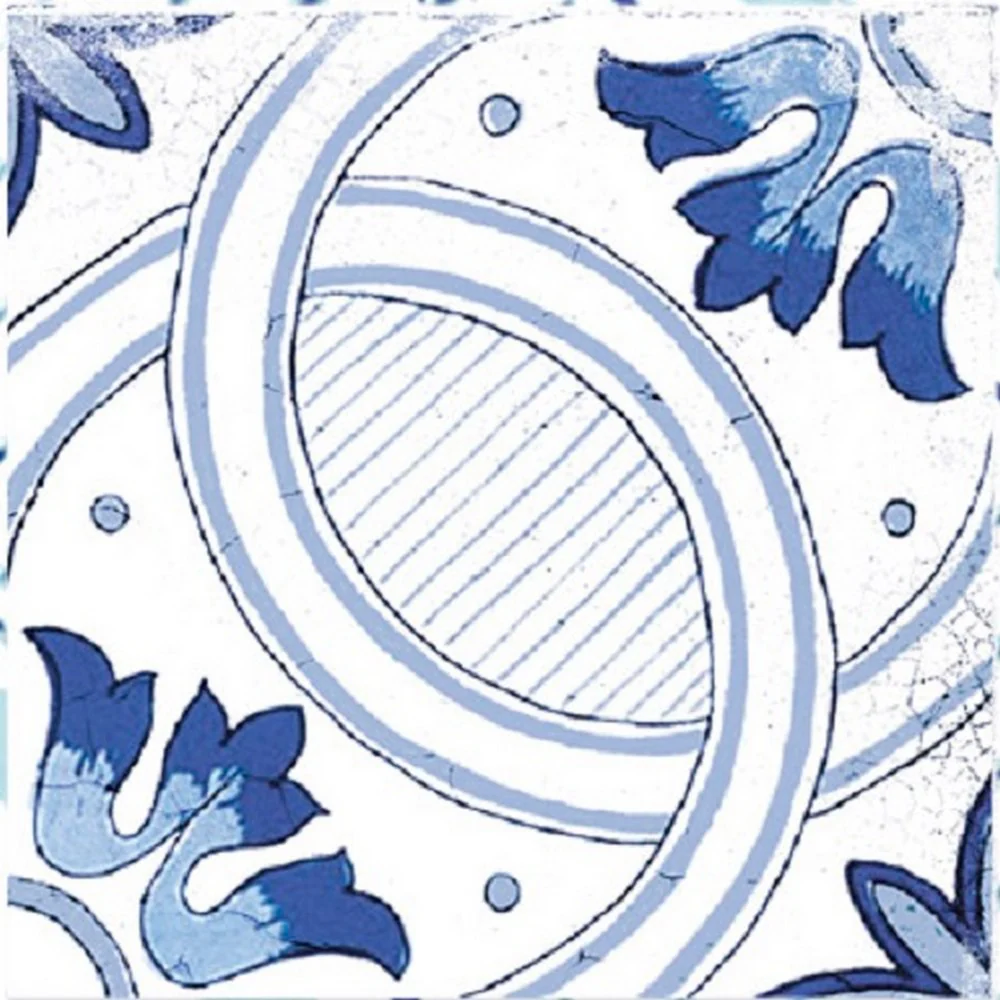 Vietri Decoro Blu Mix - Gres Porcellanato Decorativo 22x22 Patchwork - Image 11
