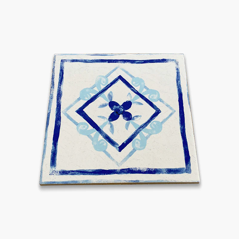 Vietri Decoro Blu Mix - Gres Porcellanato Decorativo 22x22 Patchwork - Image 3