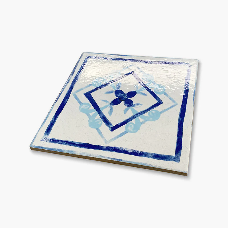 Vietri Decoro Blu Mix - Gres Porcellanato Decorativo 22x22 Patchwork - Image 4