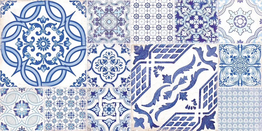 Vietri Maioliche Paestum Blu - Gres Porcellanato Decoro Maiolica 30x60 Stile Mediterraneo - Image 6