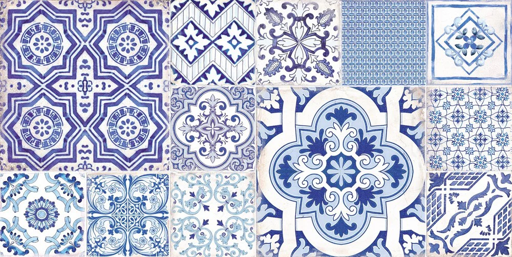Vietri Maioliche Paestum Blu - Gres Porcellanato Decoro Maiolica 30x60 Stile Mediterraneo - Image 7