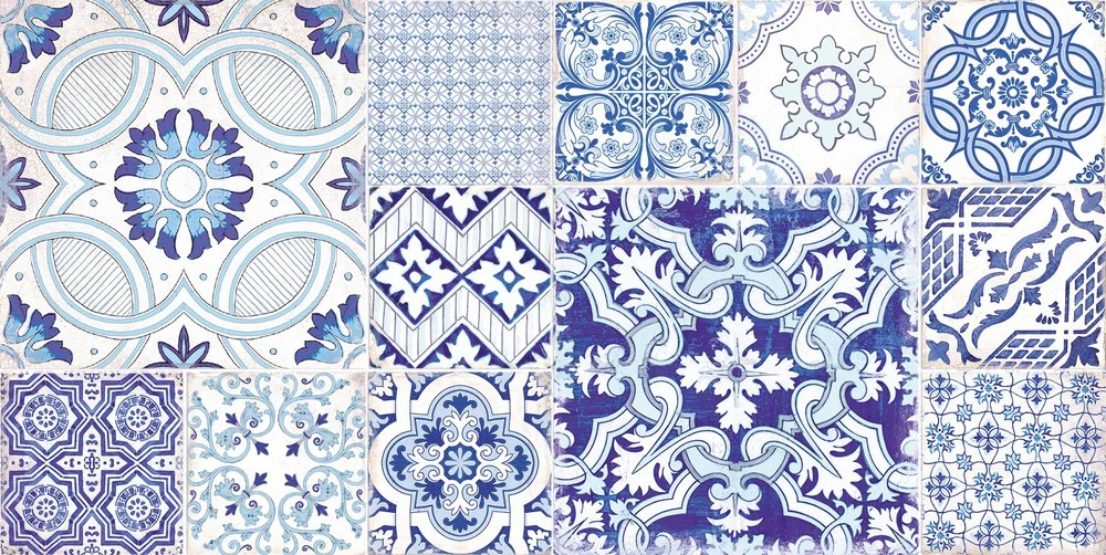 Vietri Maioliche Paestum Blu - Gres Porcellanato Decoro Maiolica 30x60 Stile Mediterraneo - Image 8