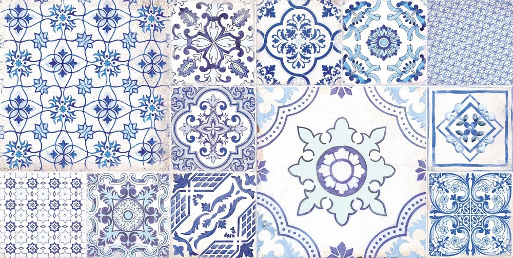 Vietri Maioliche Paestum Blu - Gres Porcellanato Decoro Maiolica 30x60 Stile Mediterraneo - Image 9