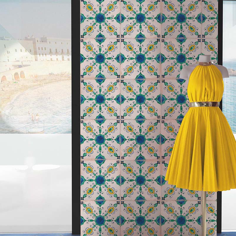 Vietri Maiolica Minori - Gres Porcellanato Decoro Maiolica 34x34 Stile Mediterraneo - Image 7