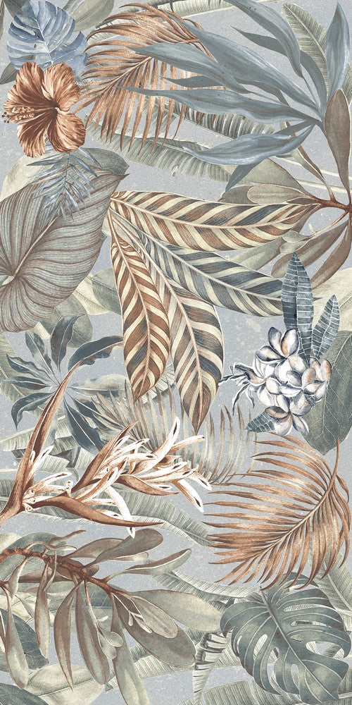 Resiná Jungle Avio - Gres Porcellanato Effetto Carta da Parati 60x120 Rettificato - Image 3