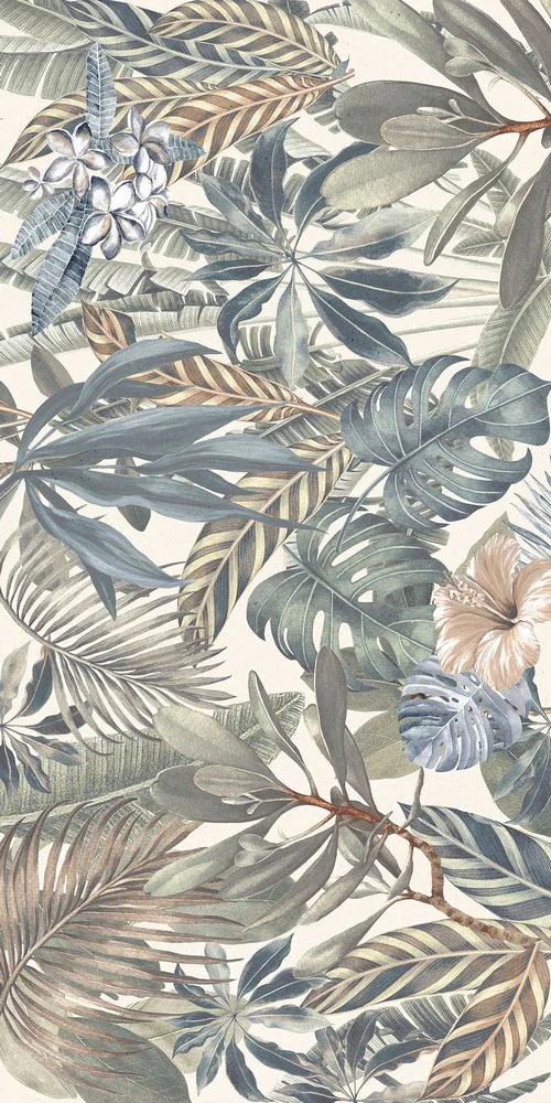 Resiná Jungle Bianco - Gres Porcellanato Effetto Carta da Parati 60x120 Rettificato - Image 4