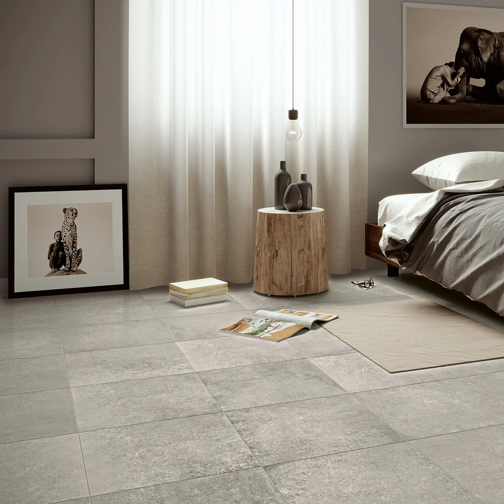 Materia Grigio 90x90 rettificato - Gres Porcellanato Effetto Cemento