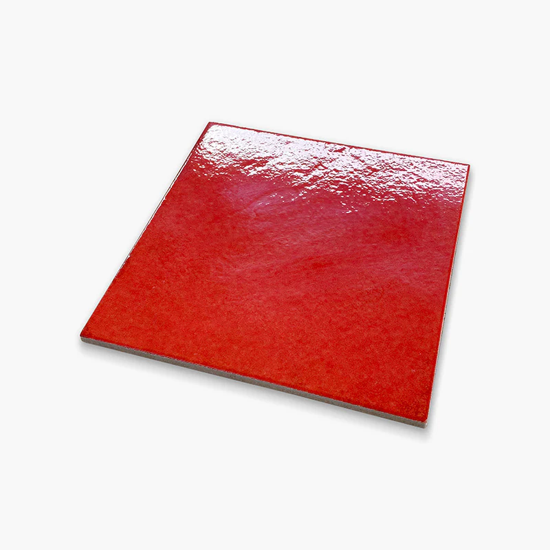 Vietri Rosso - Gres Porcellanato Tinta Unita Vintage 22x22 Lucido - Image 3