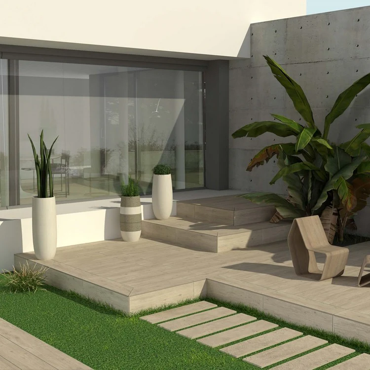 Chalet Almond - Gres Porcellanato Effetto Legno 20x120 Naturale - Image 3