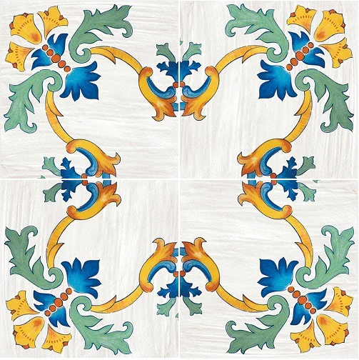 Cotto Mediterraneo Cuma - Gres Porcellanato Decoro Colorato 34x34 Stile Vietri - Image 6