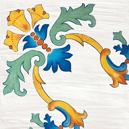 Cotto Mediterraneo Cuma - Gres Porcellanato Decoro Colorato 34x34 Stile Vietri - Image 7