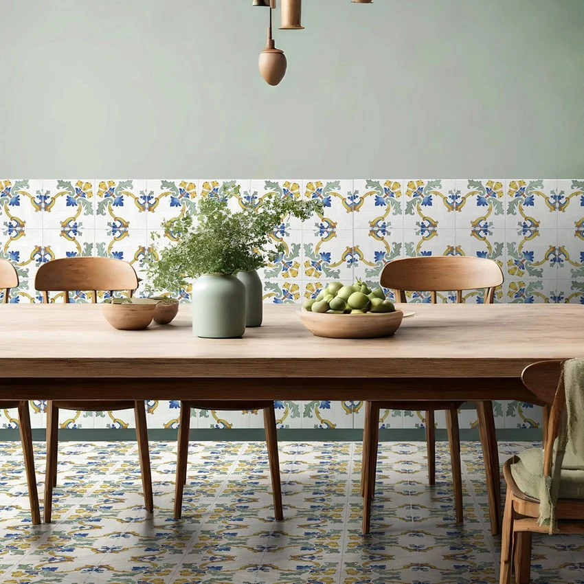 Cotto Mediterraneo Cuma - Gres Porcellanato Decoro Colorato 34x34 Stile Vietri - Image 8