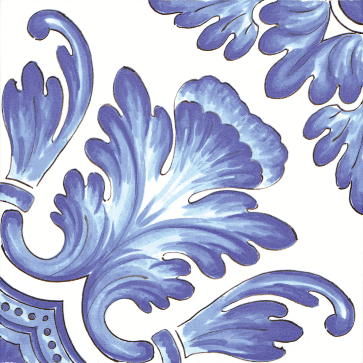 Cotto Mediterraneo Maronti - Gres Porcellanato Decoro Colorato 34x34 Stile Vietri - Image 6