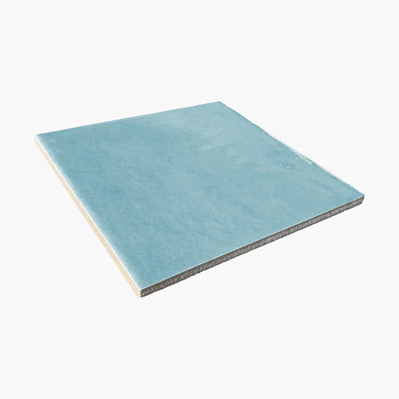 Antiche Riggiole Napoletane Acquamarina - Gres Porcellanato Azzurro 34x34 Stile Maioliche vietresi - Image 3