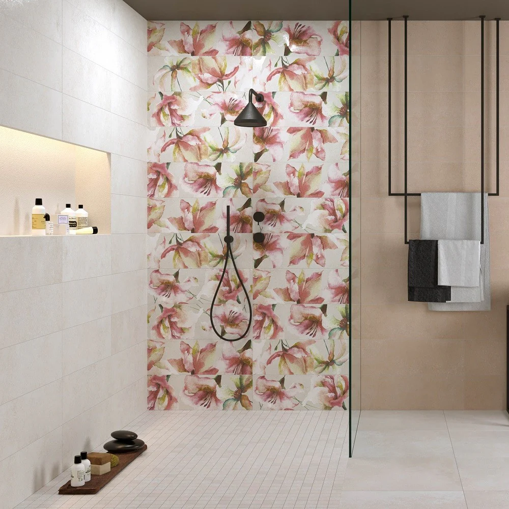 Materia Wall Lilium - Rivestimento Decorativo Effetto Carta da Parati 25x75