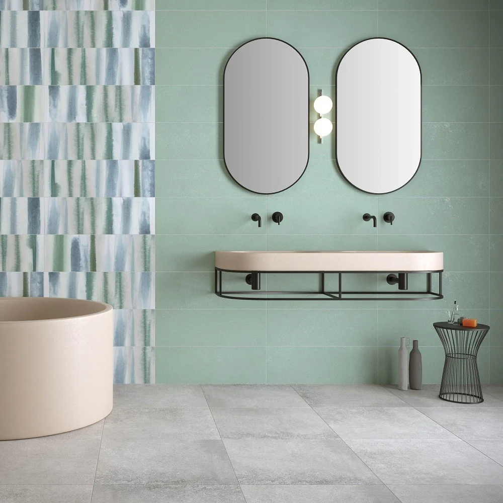 Materia Wall Nuance Cold - Rivestimento Decorativo Effetto Carta da Parati 25x75