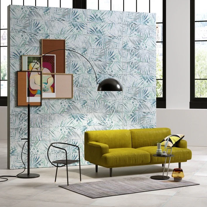 Materia Wall Tropical Green - Rivestimento Decorativo Effetto Carta da Parati 25x75 - Image 6