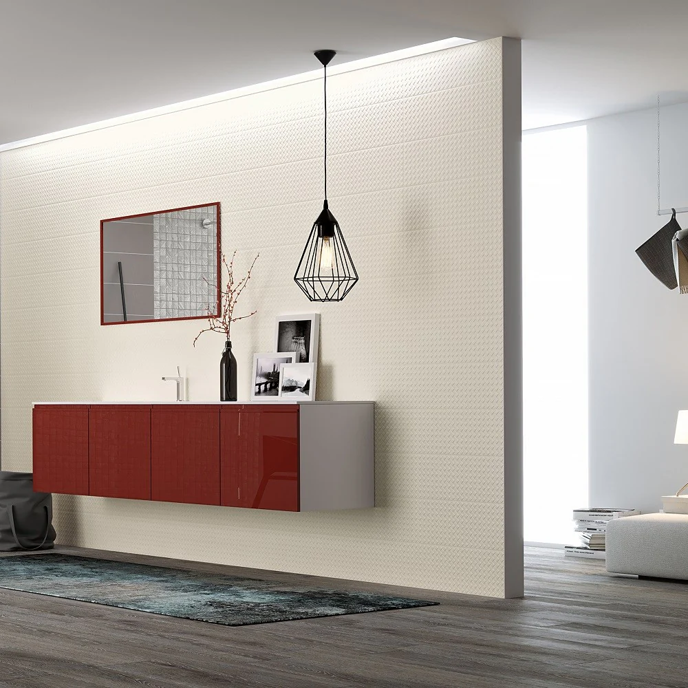 Smart Struttura Canvas Lux - Rivestimento Tinta Unita Lucido 20x60 - Image 3