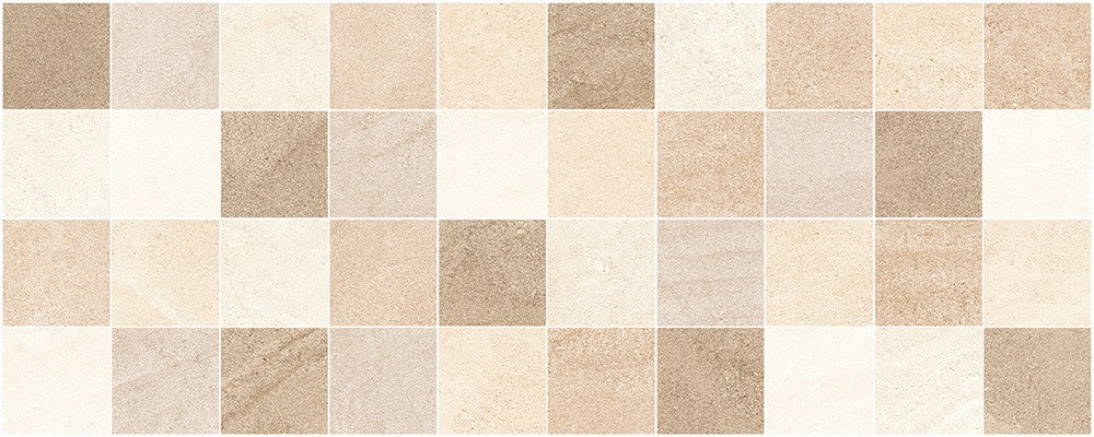 Habita Square Beige - Rivestimento Effetto Pietra 20x50 Decoro - Image 2