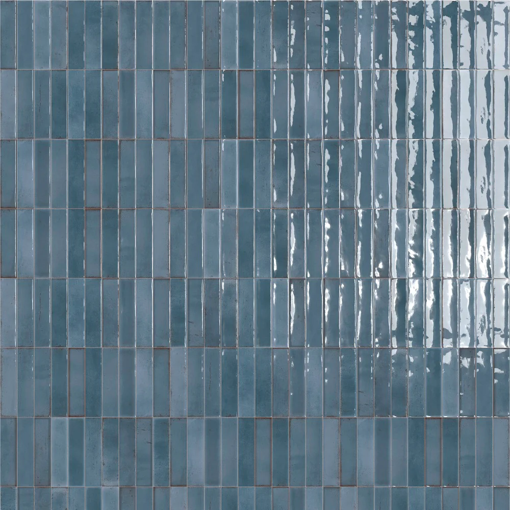 Artisan Blu - Rivestimento Effetto Mattoncino Lucido - Image 5