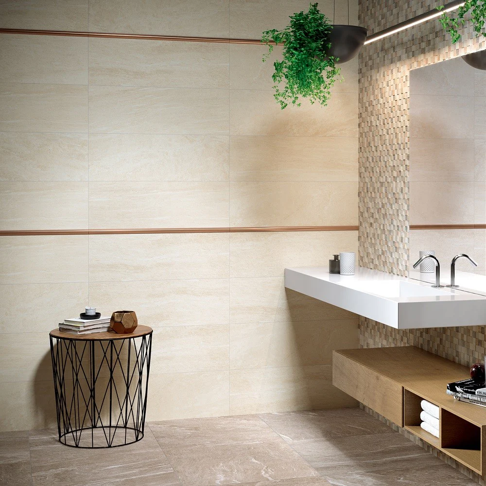 Orione Beige - Rivestimento Effetto Pietra Opaco 25x75