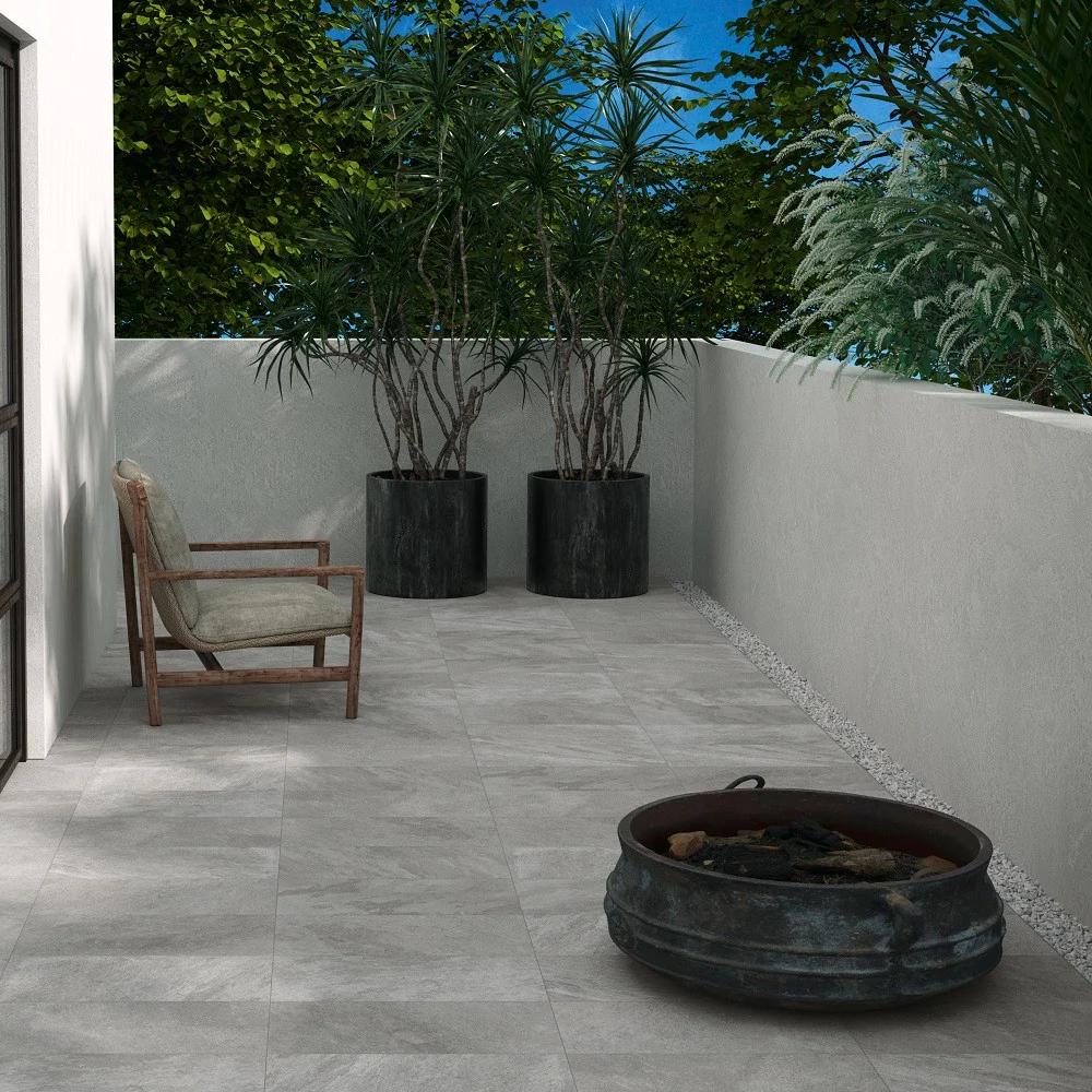Stone Lab Quarzite Grigio R11 Antiscivolo - Gres Porcellanato Effetto Pietra 21x43 per Esterno - Image 6