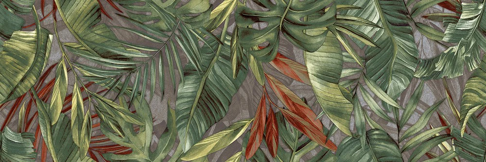 Vibes Decoro Jungle - Rivestimento a Decoro Floreale  33x100 - Image 3