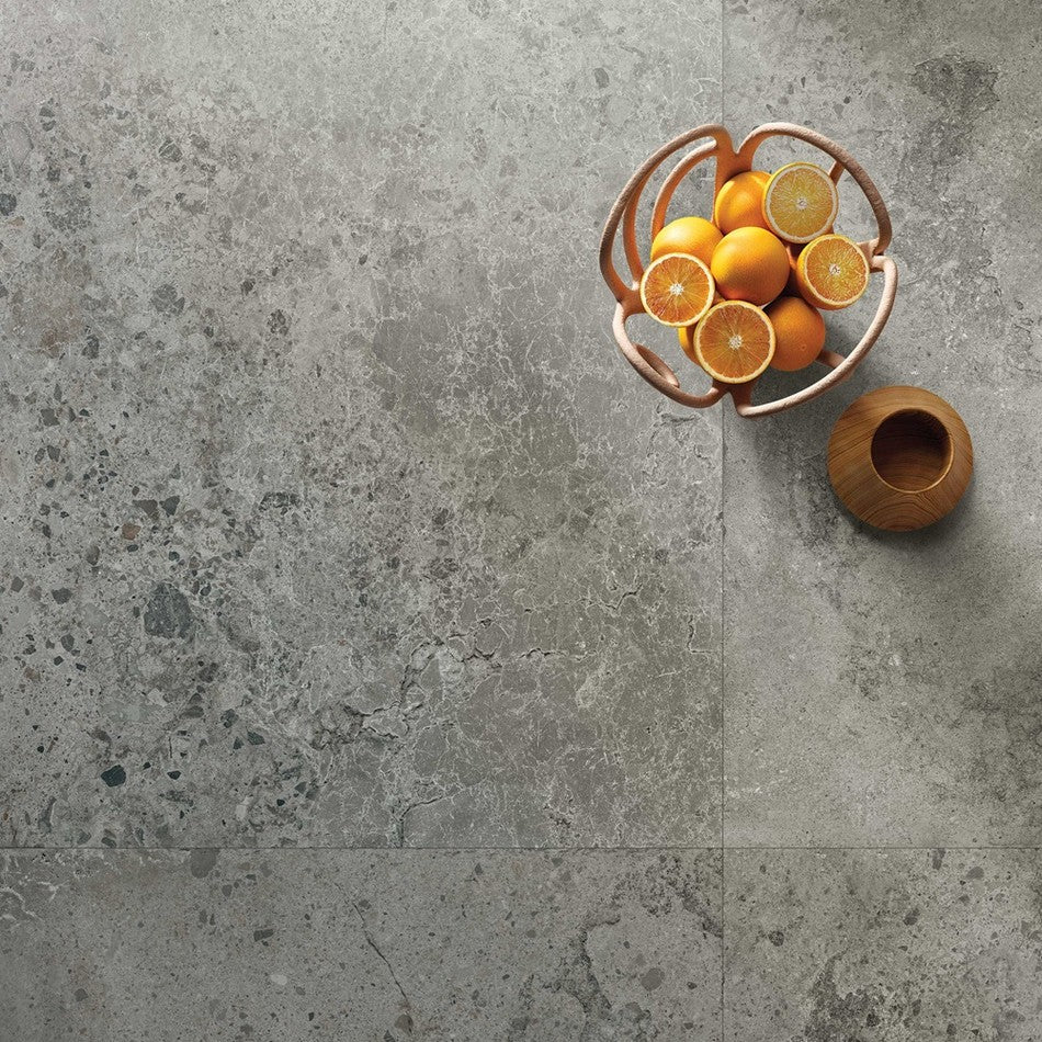 Pietra Viva Antracite  - Gres Porcellanato Effetto Pietra 60x120 Rettificato