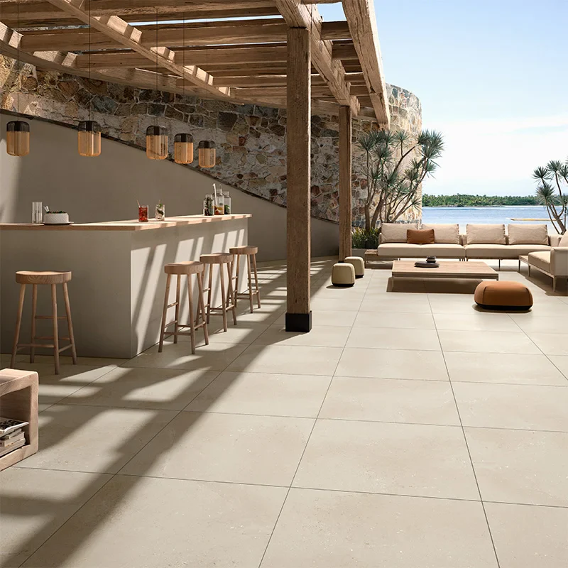 Pietre di Sardegna Porto Rotondo - Gres Effetto Pietra Per Esterni 60x60 Rettificato