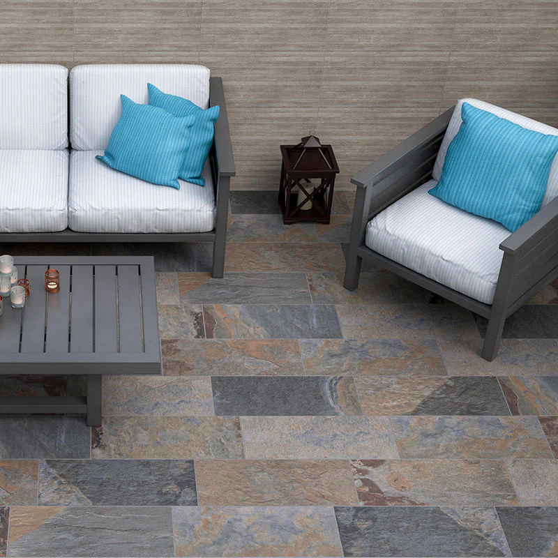 Polinesia Padang Antiscivolo R11 - Gres Effetto Pietra Naturale Per Esterni 30x60