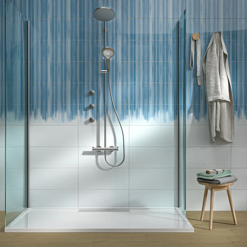 Portofino Cascata Klaus Azzurro - Rivestimento Ceramico Effetto Pennellate 25x60 - Image 3