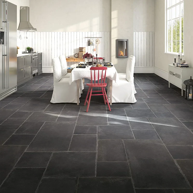Proxi Antracite - Gres Porcellanato Effetto Pietra Rustica 48x96