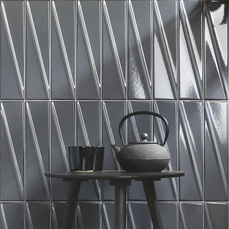 Pulse Gray – Rivestimento Ceramico Effetto Mattoncino 7x30