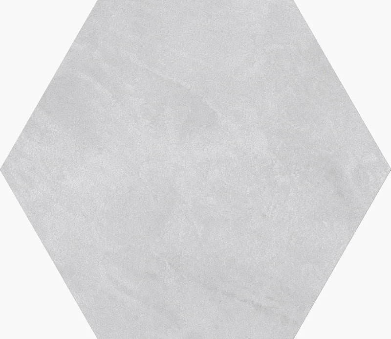 Quadra Ghiaccio - Gres Effetto Cemento Esagonale 22x25