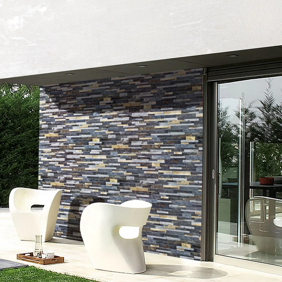 Quarzo Iron - Rivestimento Effetto Pietra a Incastro