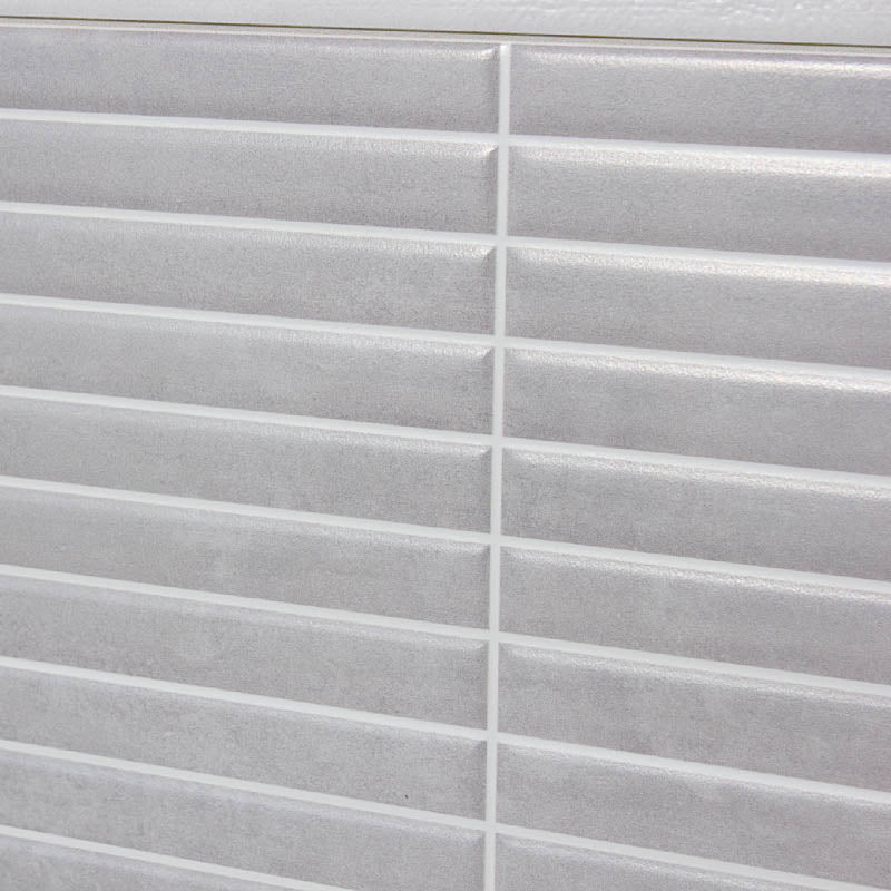 Race Grid Grey - Rivestimento Effetto Mosaico Rigato 20x60 - Image 3
