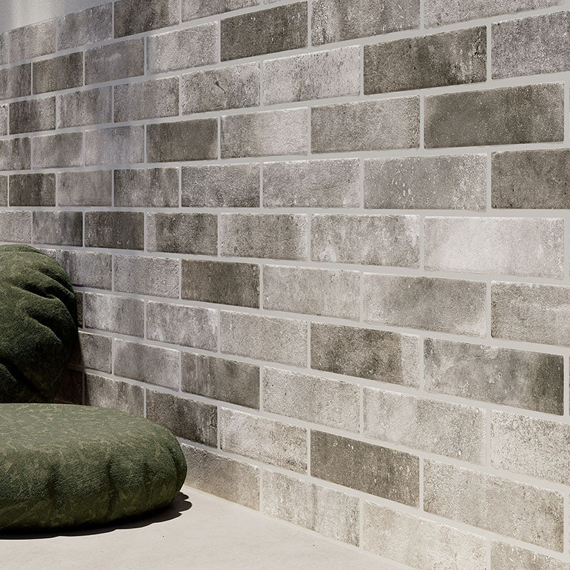 Recovery Stone Grey - Gres Effetto Mattone Faccia a Vista 6x25