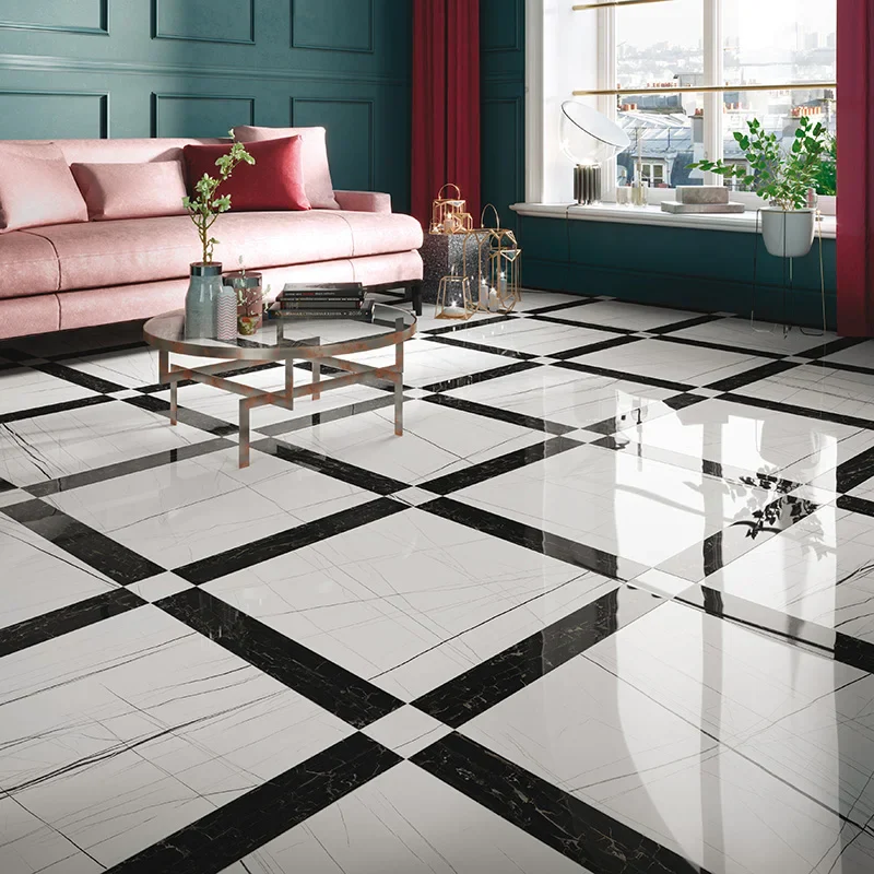 Reverse Crystal - Gres Porcellanato Effetto Marmo Lucido 60x60