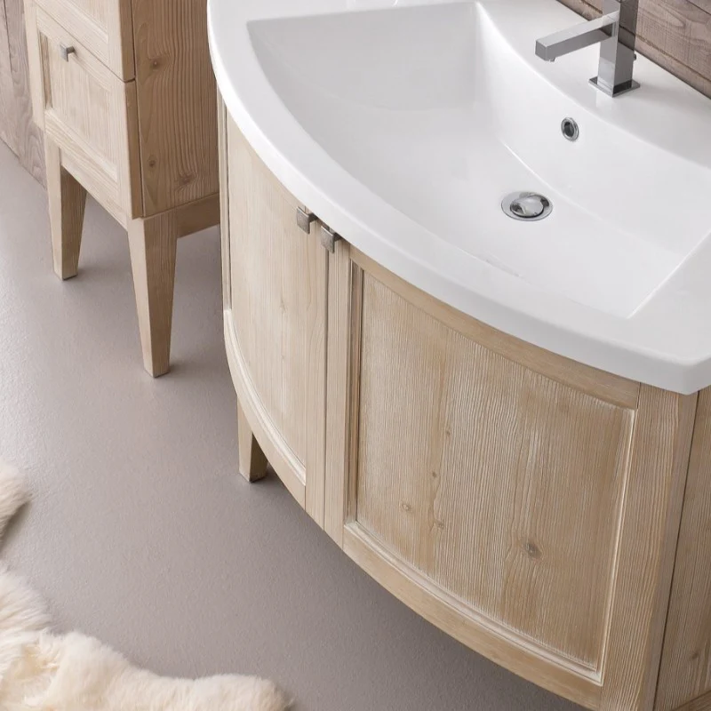 Ricordi - Composizione Mobile Bagno Classico dalle Linee Curve - Image 9