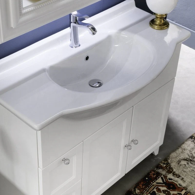 Ricordi - Mobile Bagno Classico a Terra con Lavabo Semincasso - Image 2