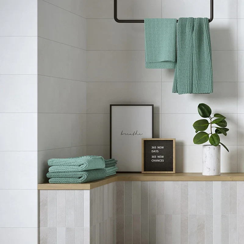 Roma Wall Bianco - Rivestimento Ceramico Effetto Cemento 25x60