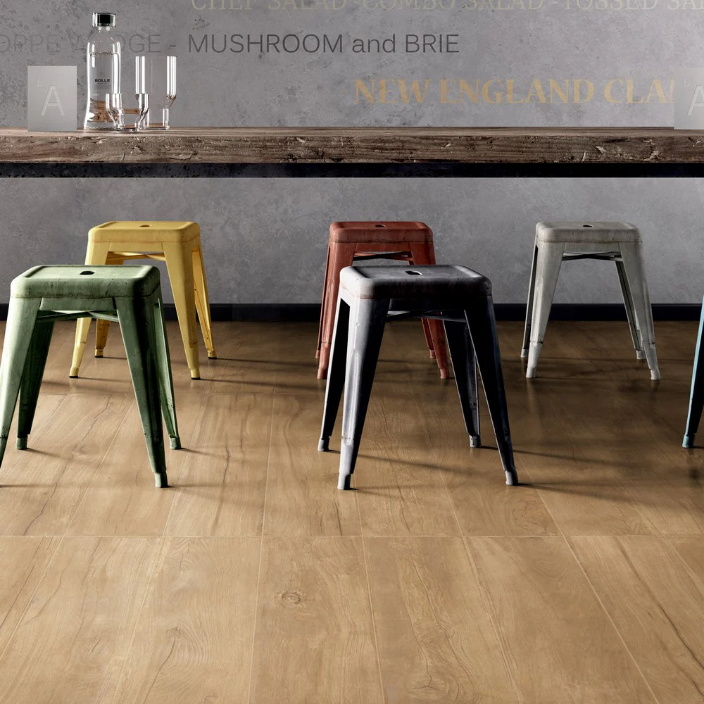 Savage Caramel - Gres Porcellanato Effetto Legno Anticato 20x120 Naturale