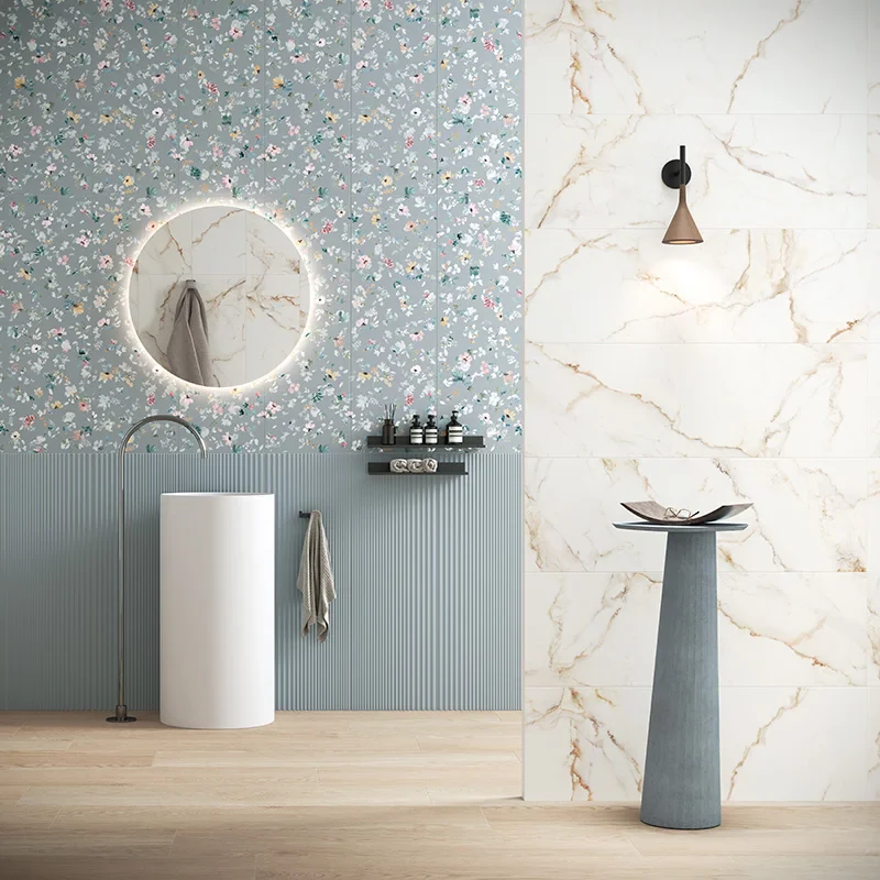Select Calacatta Gold - Rivestimento Ceramico Effetto Marmo 33x100