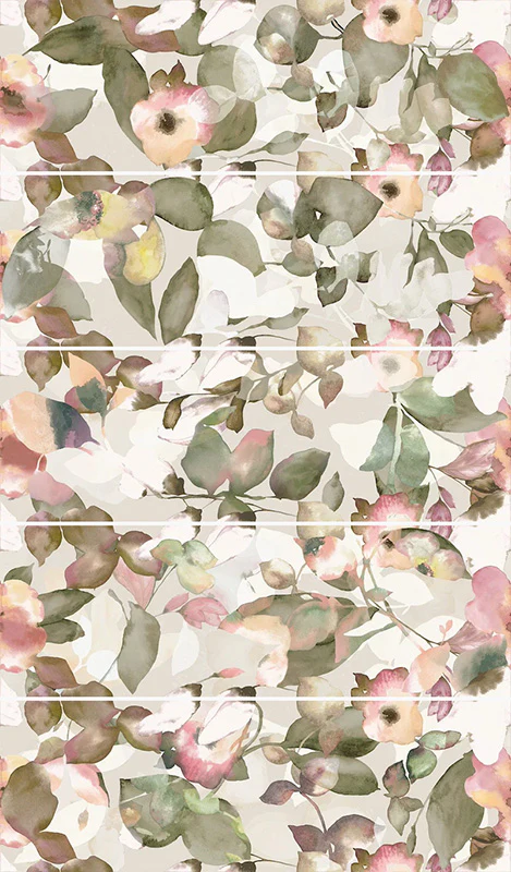 Select Peonie - Rivestimento Decorato Floreale 33x100 - Image 2