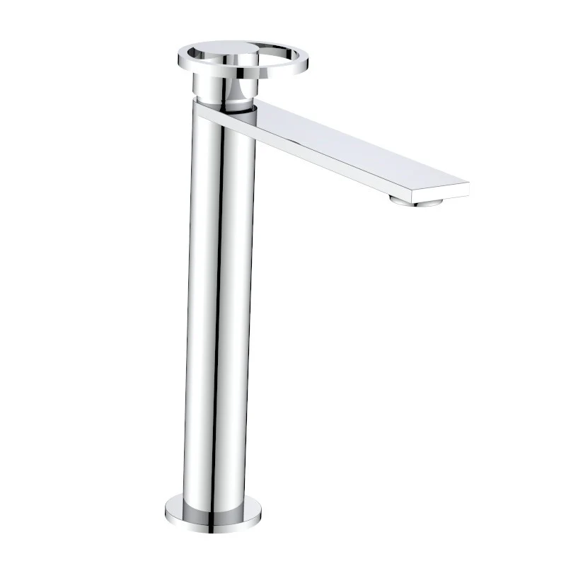 Skat - Miscelatore per lavabo a Canna Alta con scarico click clack